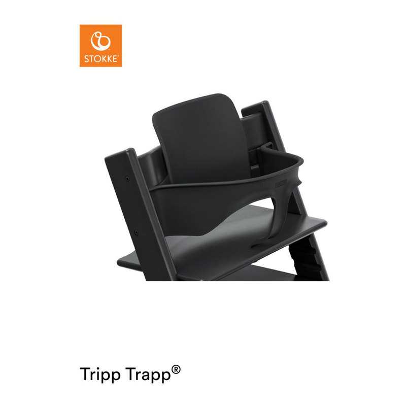 Kit baby set pour chaise haute Tripp Trapp noir Stokke