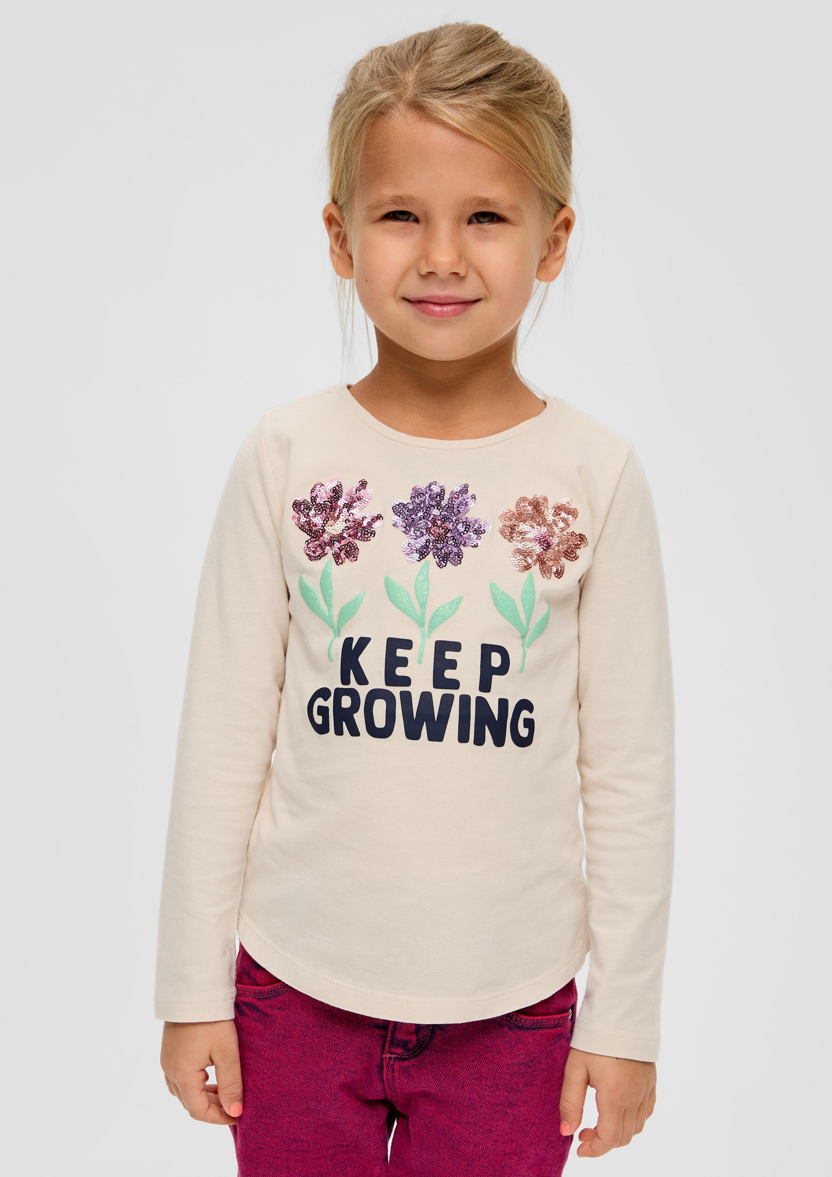 Longsleeve mit Pailetten-Details  2133832-0805