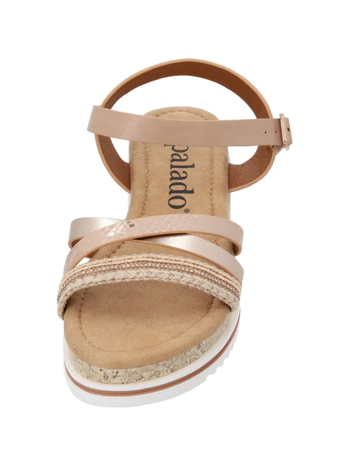 palado Riemchensandalen in beige rose günstig kaufen