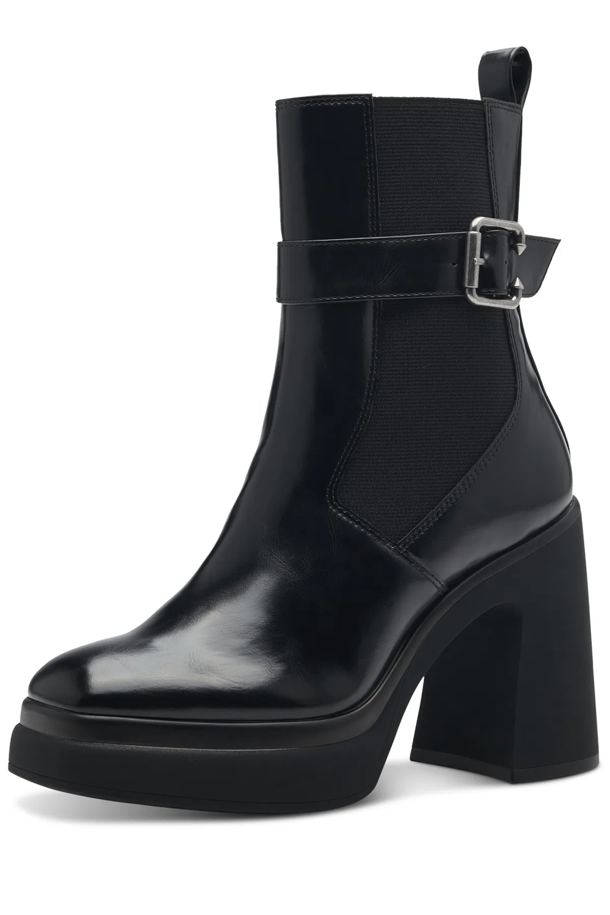 Tamaris  Stiefelette - Schwarz - Flacher Absatz