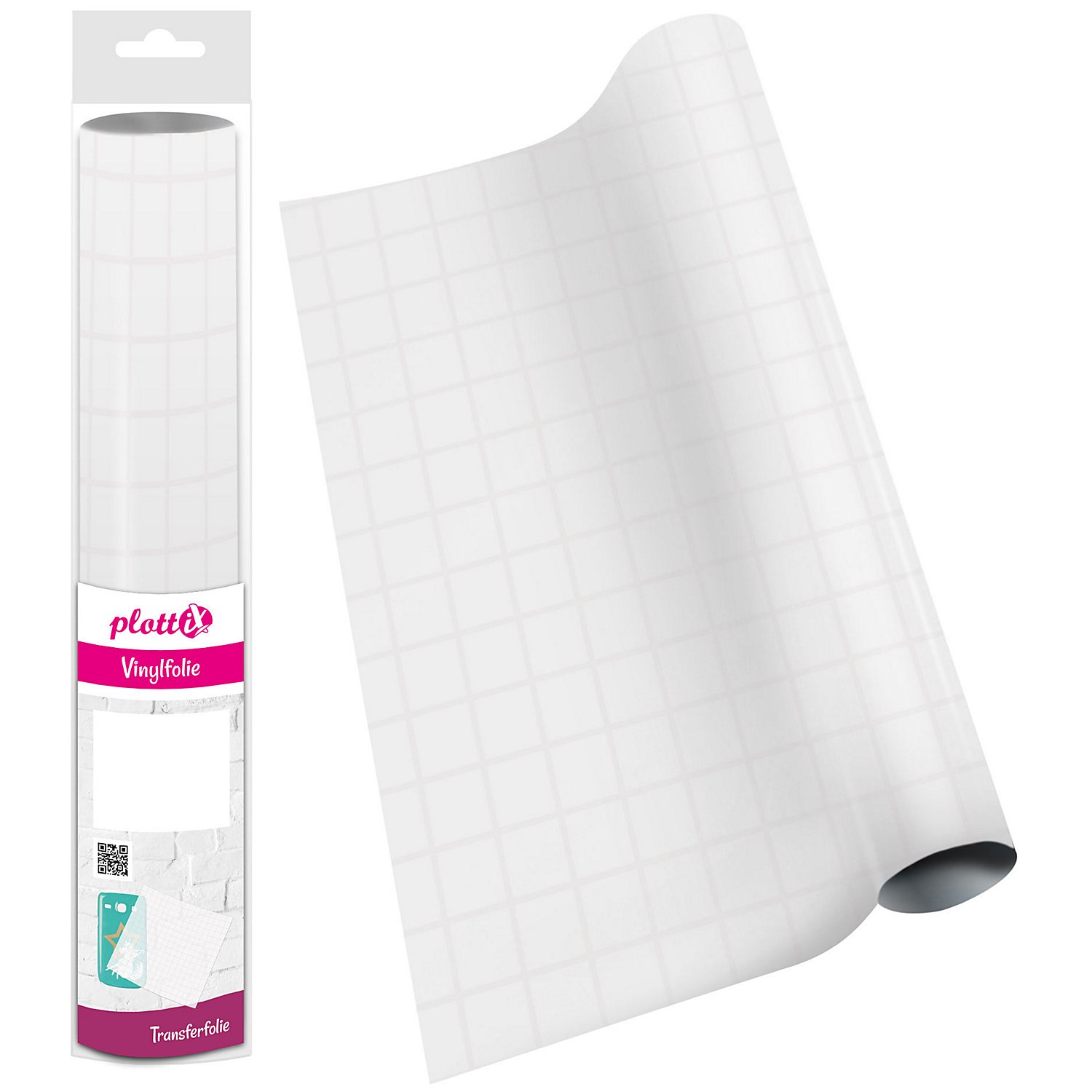 plottix Transferfolie für Vinyl, transparent, 31,5 x 100 cm