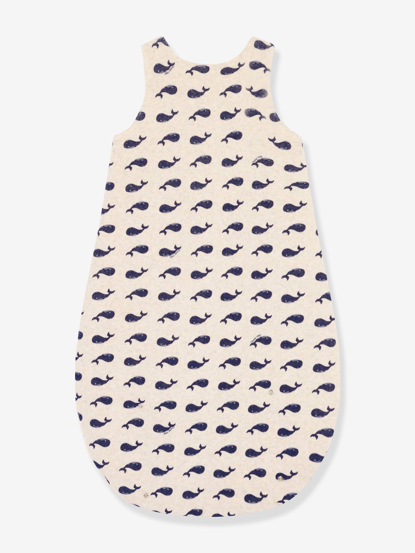 Gigoteuse baleine bébé en velours PETIT BATEAU beige