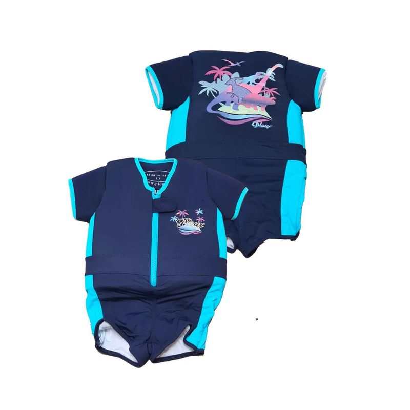 Maillot de bain flottant : Dino Island Bleu