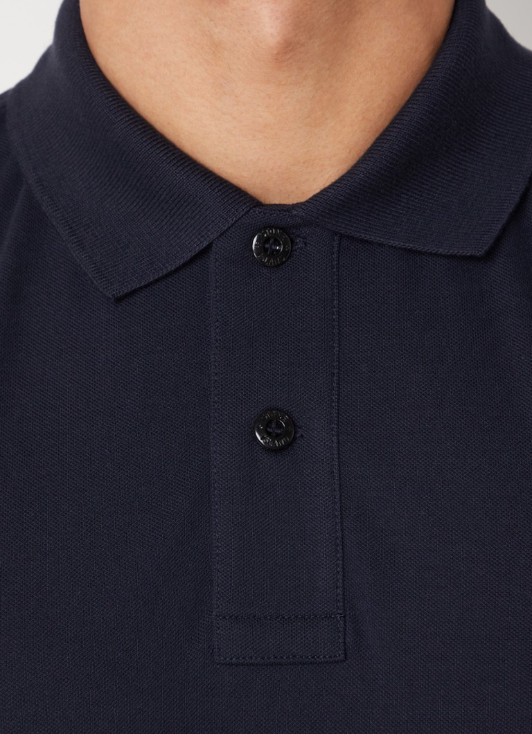 Πόλο μπλουζάκι Stone Island 2SC17 στενής εφαρμογής από βαμβακερό πικέ με λογότυπο