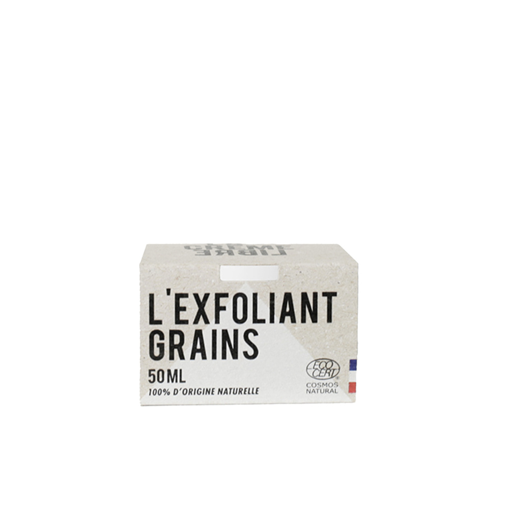 La crème libre Éco-Recharge Exfoliant Grains seule Exfoliant Visage