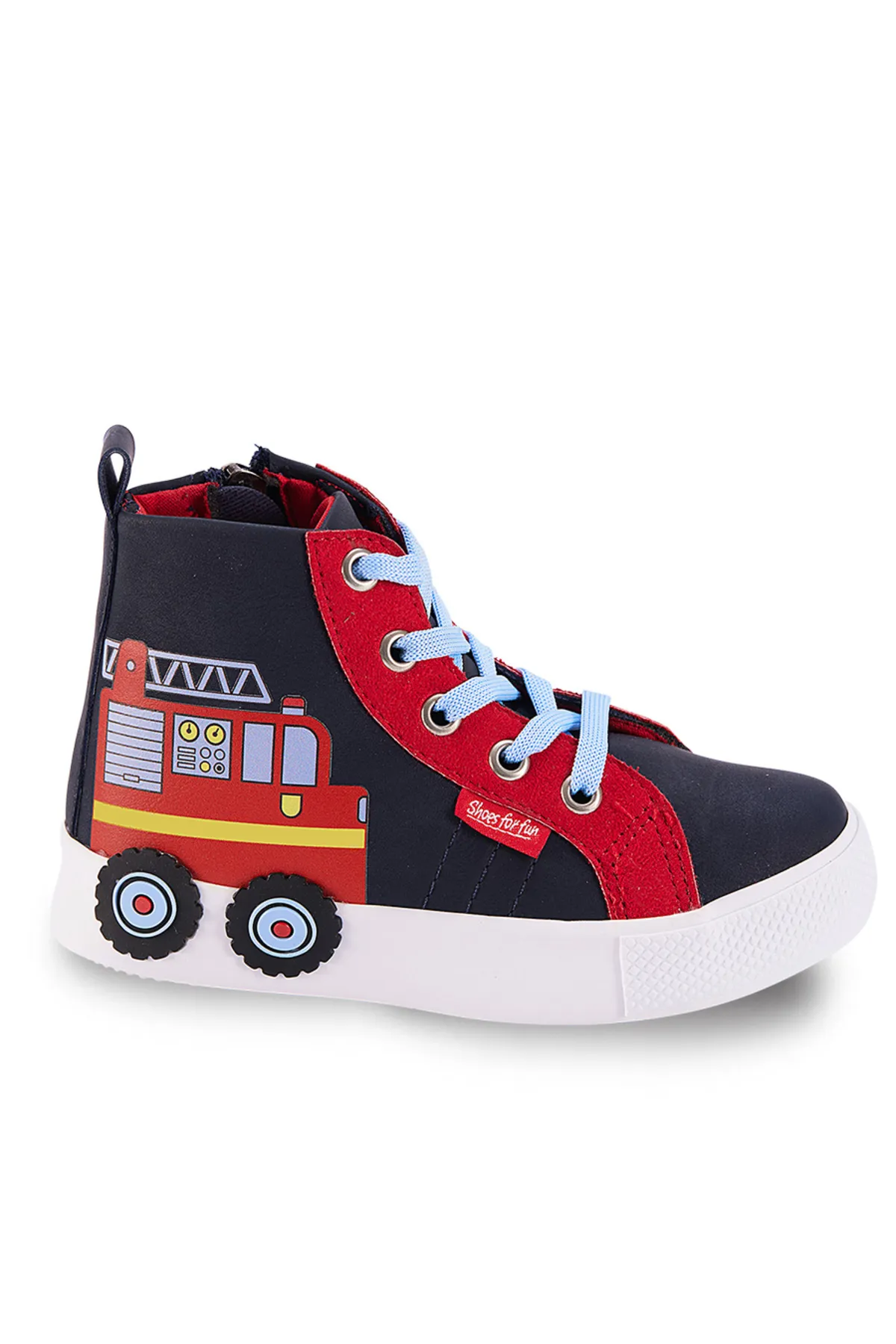 Denokids  Feuerwehrmann Jungen Sneakers Sportschuhe