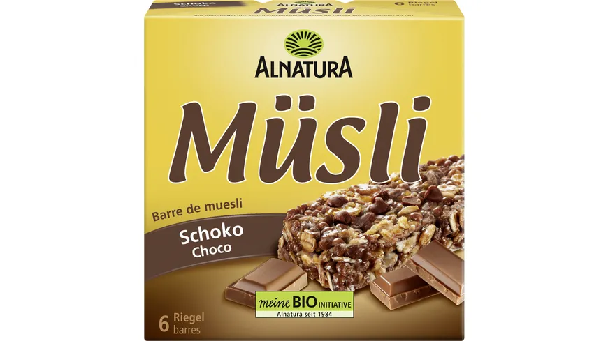 Alnatura Bio Müsli-Riegel Schoko 150 g
