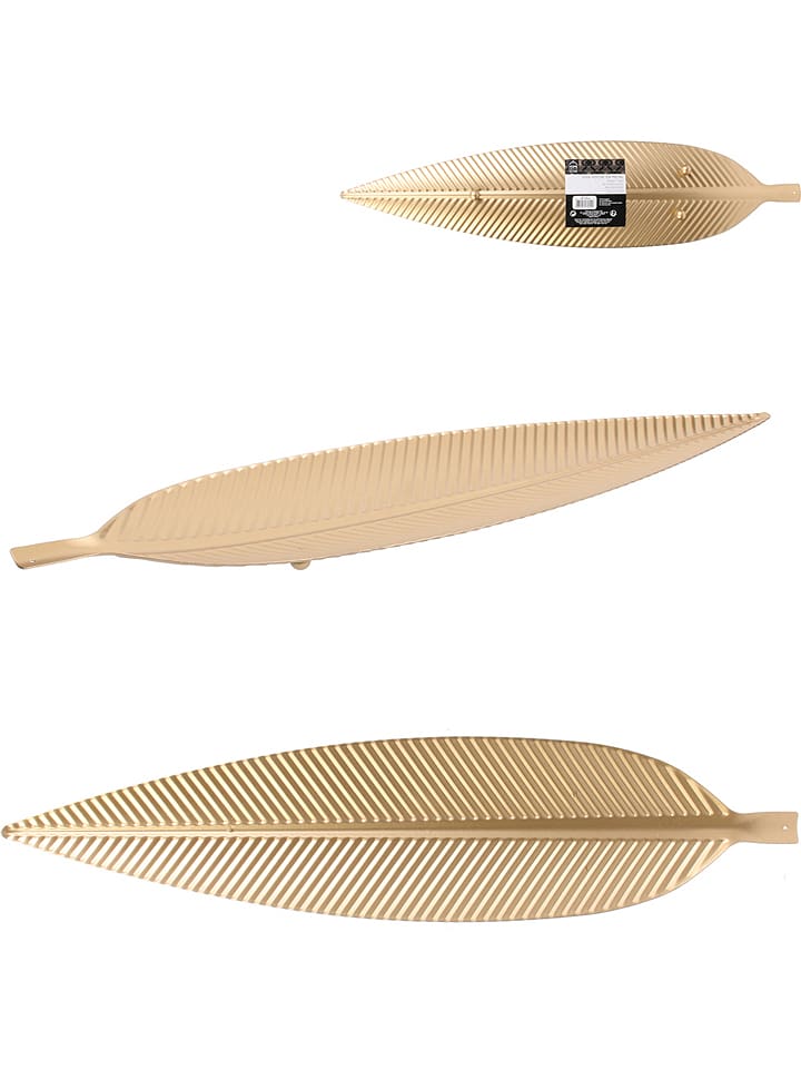 Rétro Chic Dekoschale in Gold - (B)55 x (H)2,5 x (T)13 cm günstig kaufen onesize