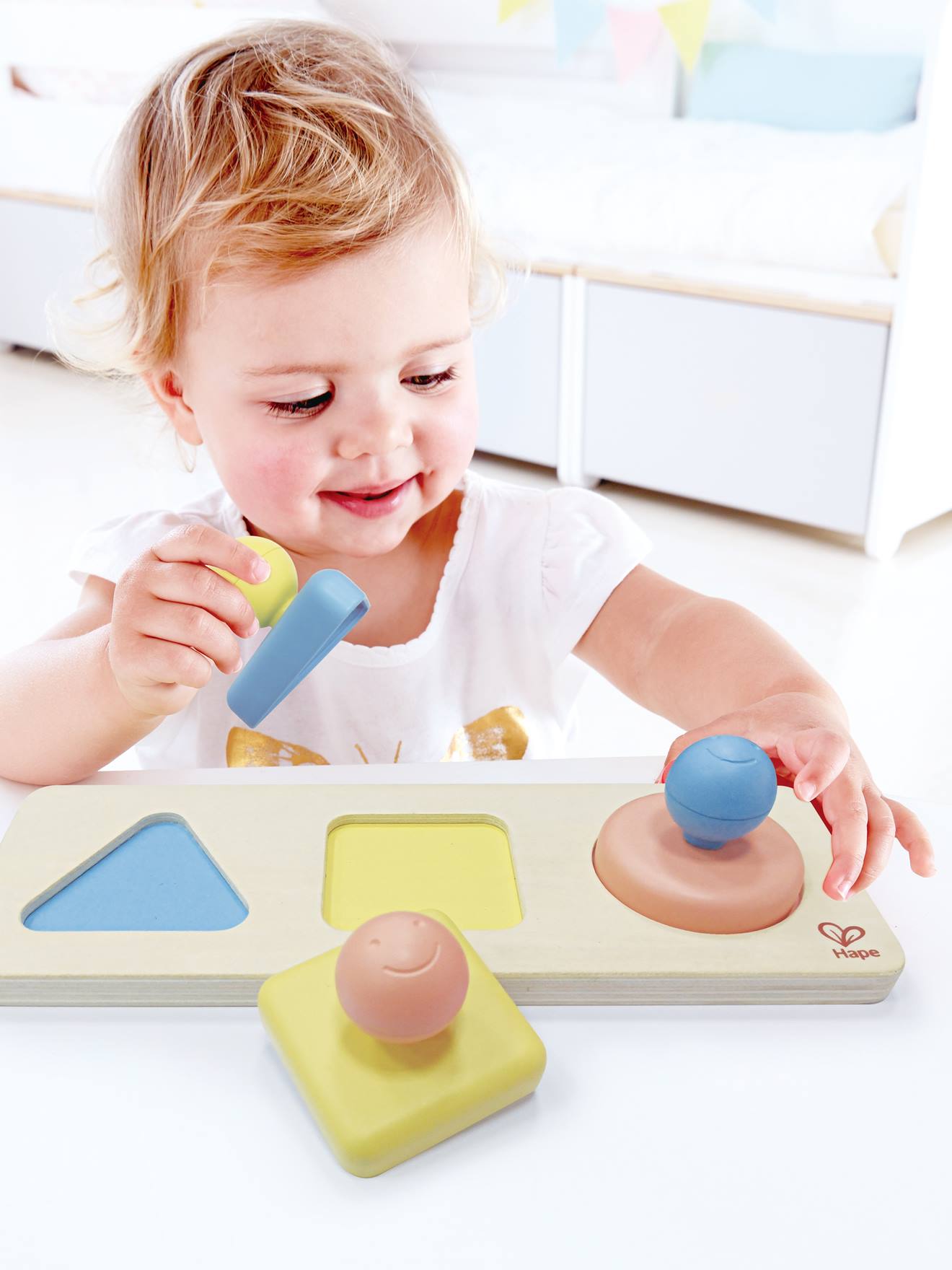 Hape Baby Steckpuzzle HAPE - mehrfarbig