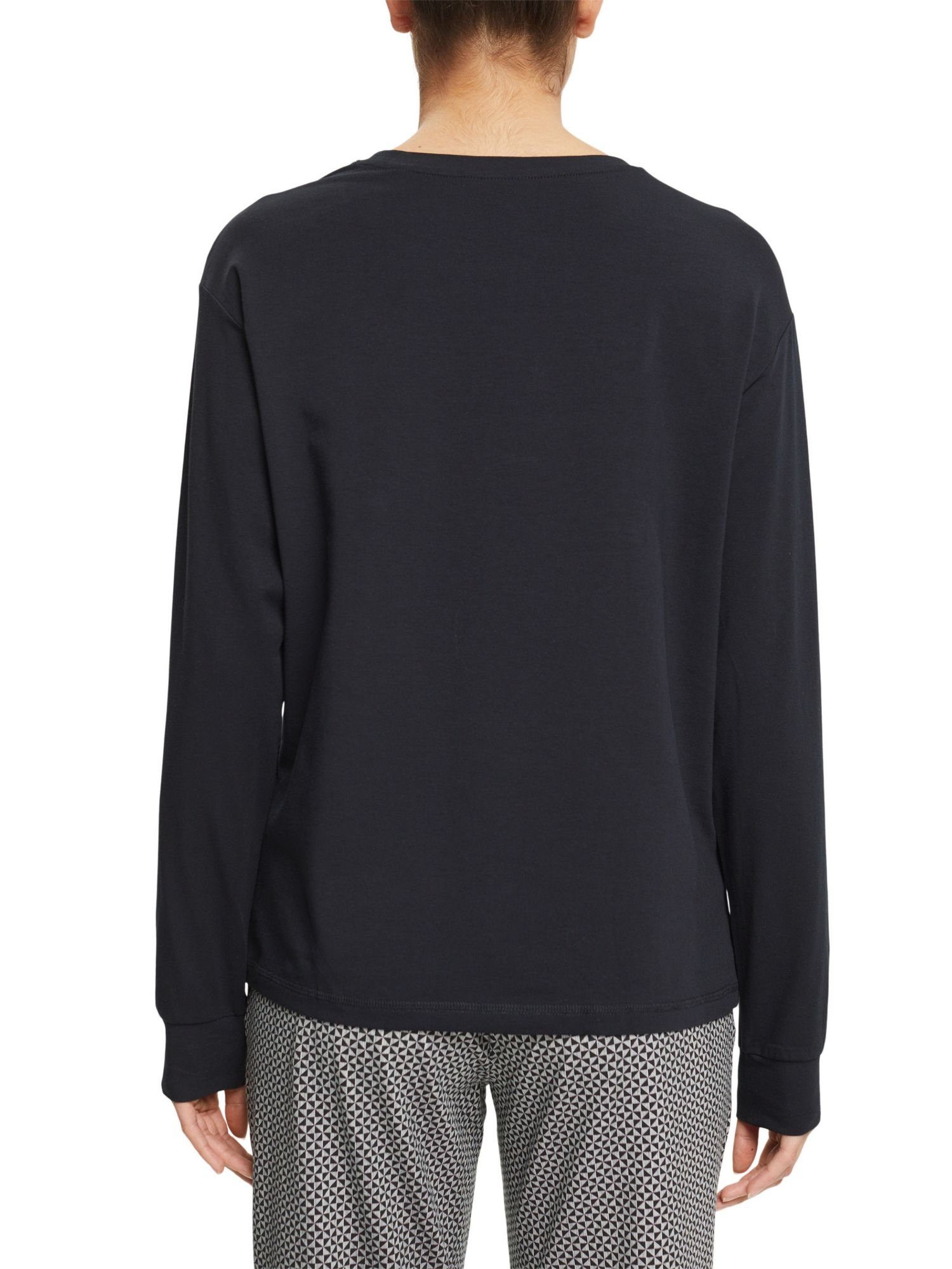 Esprit Pyjamaoberteil Jersey Longsleeve