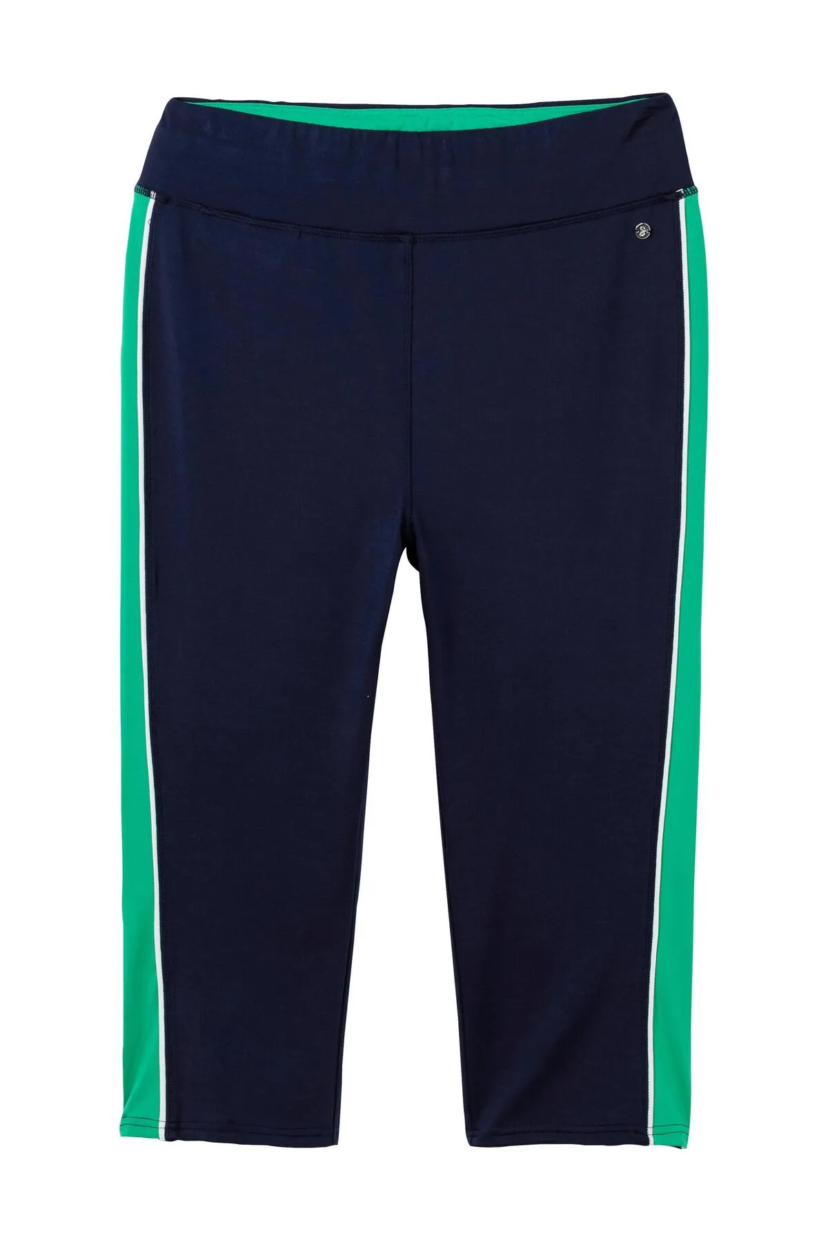 Sheego  Sport-Leggings - Blau - Mittlerer Bund