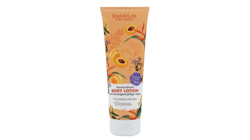 Jean&Len Hautstraffende Bodylotion Aprikosenkernöl & Q10 250 ml