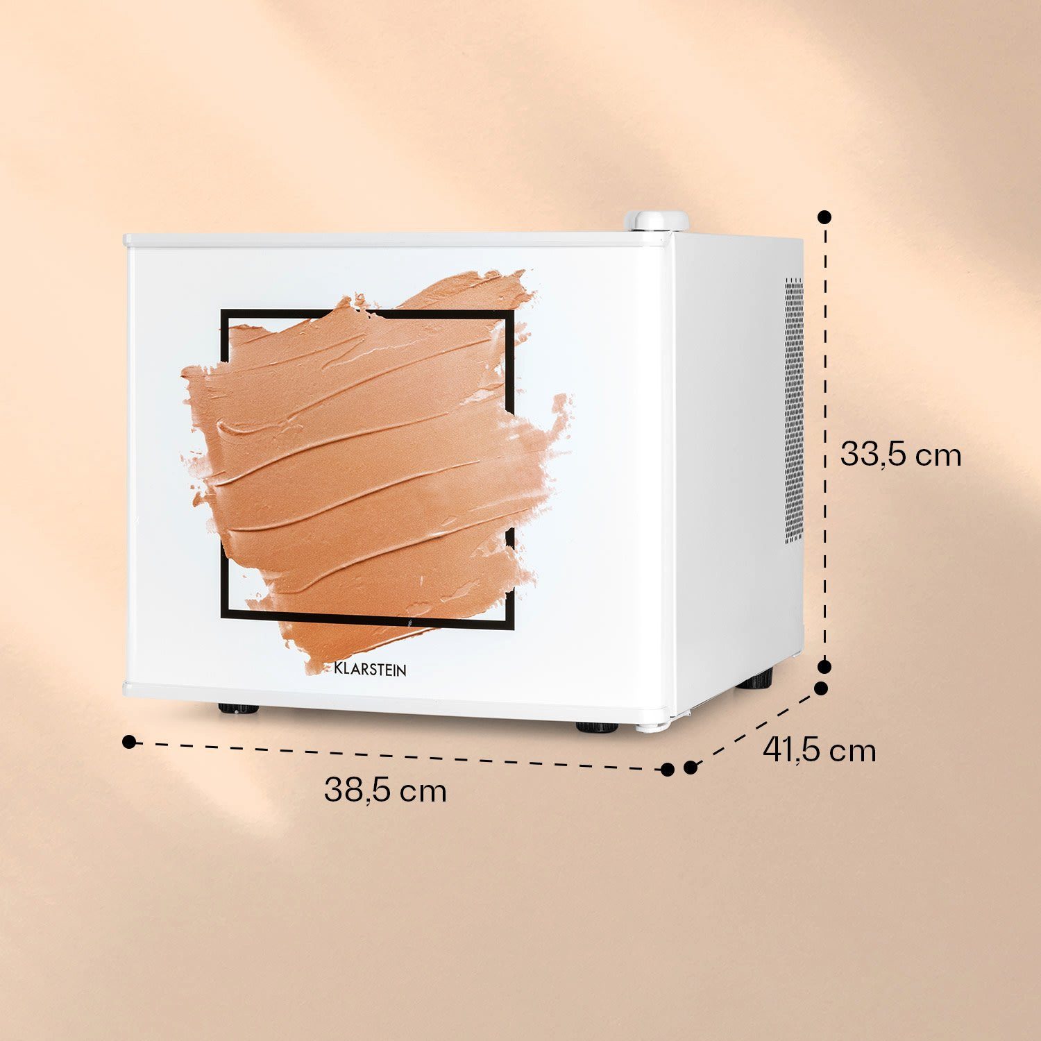 Klarstein Table Top Kühlschrank HEA6-PrettyCool-Apr 10035625, 33.5 cm hoch, 38.5 cm breit