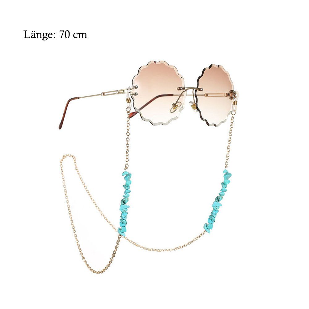 Tian Dee Brillenkette Brille Kette für Frauen Böhmischen Naturstein Lany Brille Strap