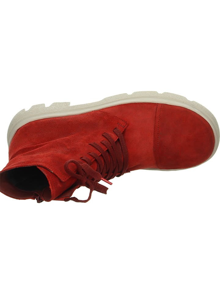 Think! Leder-Boots in Rot günstig kaufen