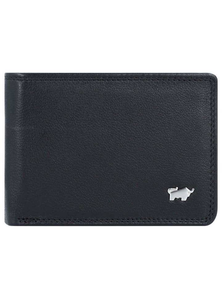 Braun Büffel Golf Edition Geldbörse Leder 10 cm in schwarz günstig kaufen onesize