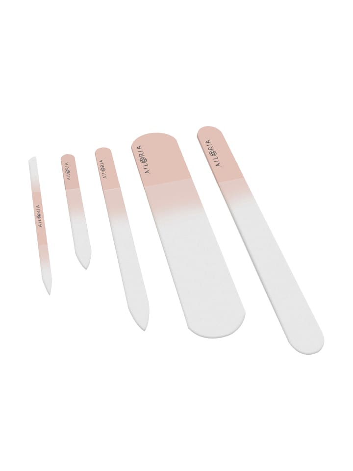 Ailoria CONTOUR LUXE Glas-Nagelfeilenset in orange günstig kaufen onesize
