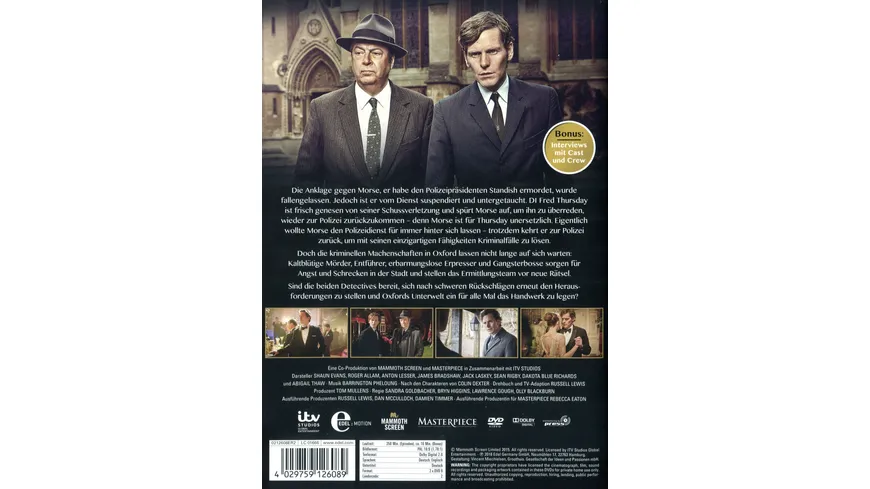 Der junge Inspektor Morse - Staffel 3  [2 DVDs]