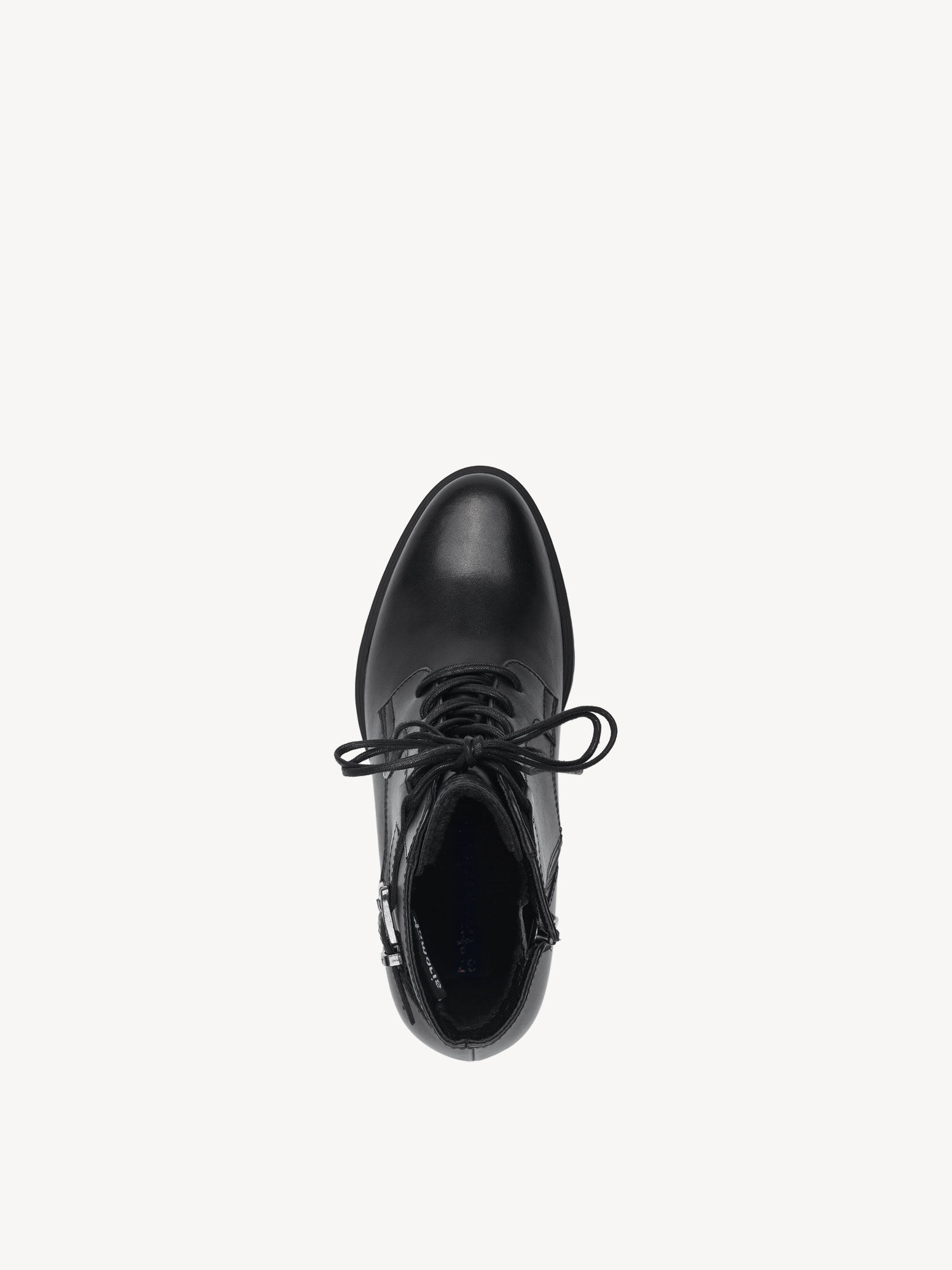 Bottine en cuir - noir