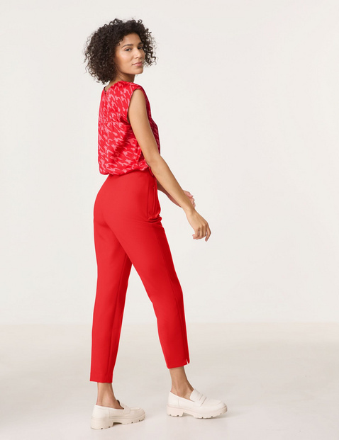 Elegante 7/8 Hose mit Bügelfalten