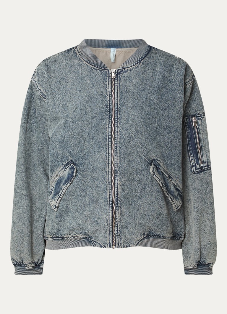 10DAYS  Bomberjack van denim in lyocellblend