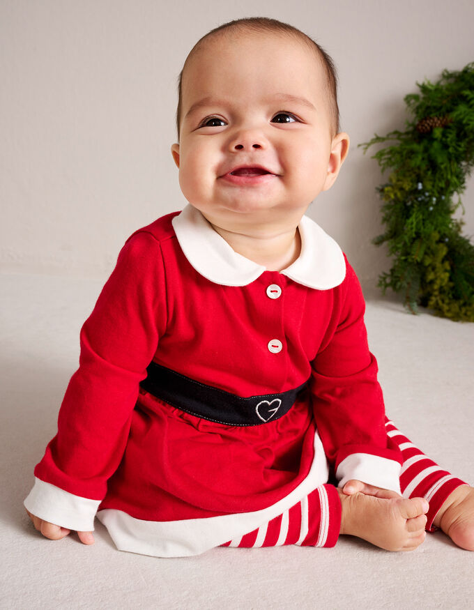 Set aus Kleid und Leggings - Weihnachten