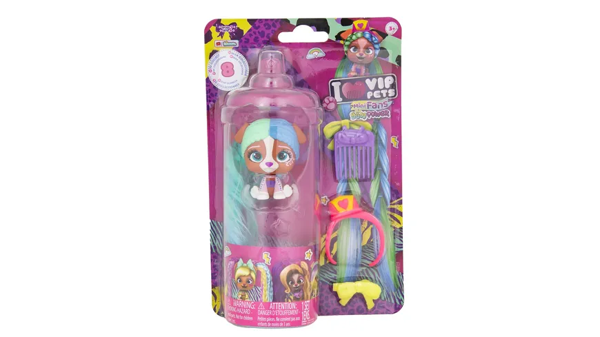 VIP Pets Mini Fans Bow Power, 1 Stück, sortiert