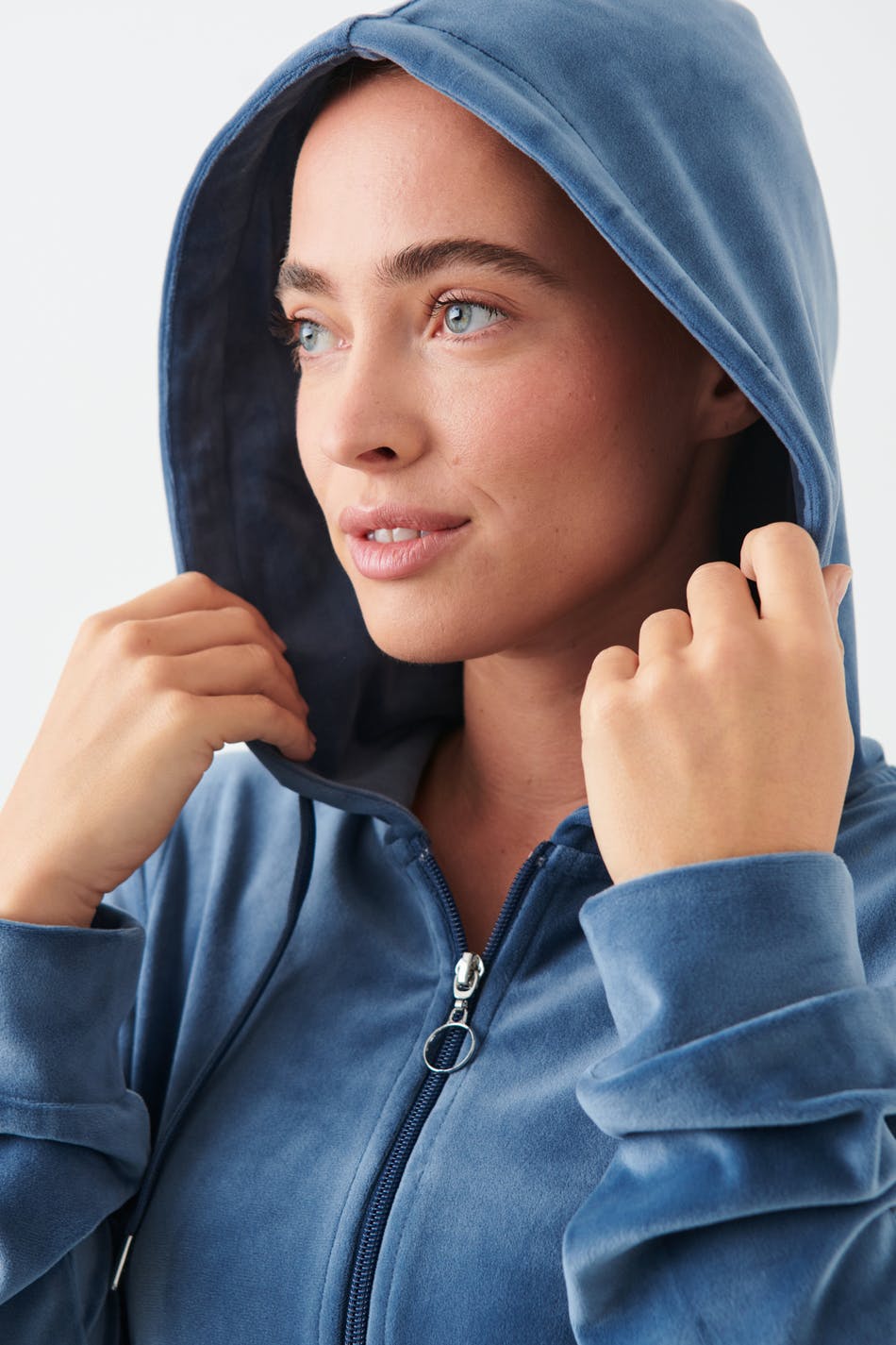 Velour hoodie