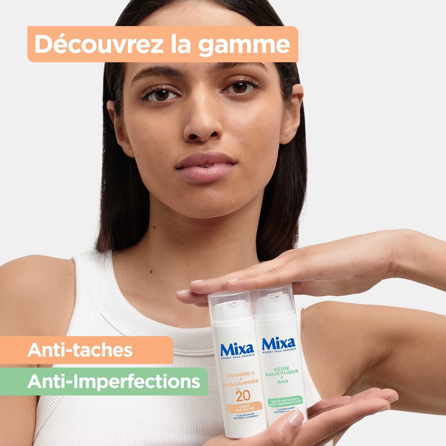 Mixa anti-mørkeflekkkrem med vitamin C og niacinamid