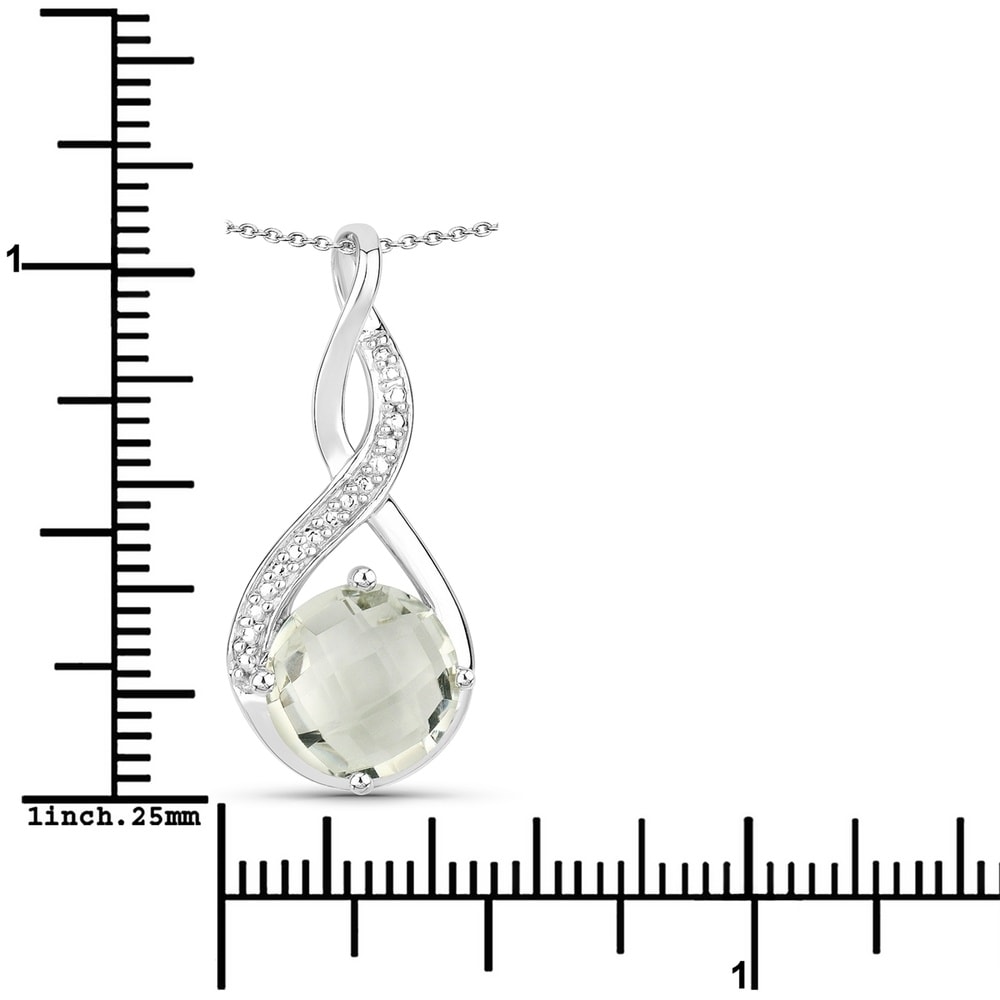 Rafaela Donata Chaîne Argent sterling Améthyste en Argent Bijoux