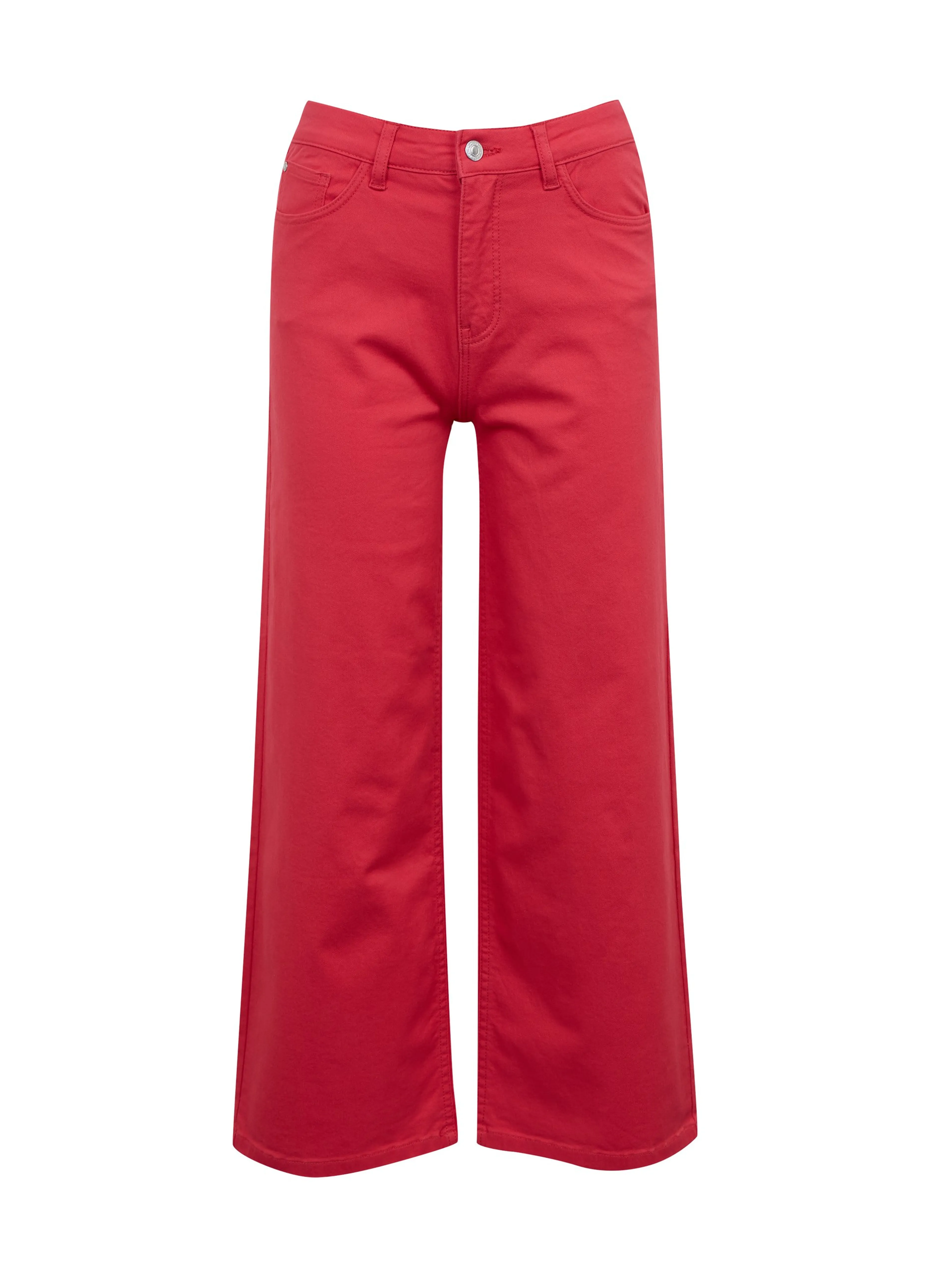 Dunkelrosa Damenjeans mit ausgestellter Passform ORSAY