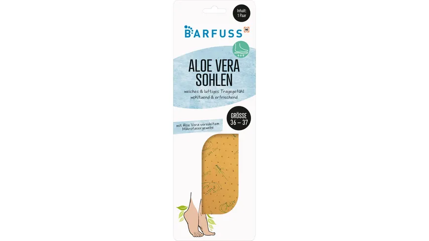 BARFUSS Aloe Vera Sohle