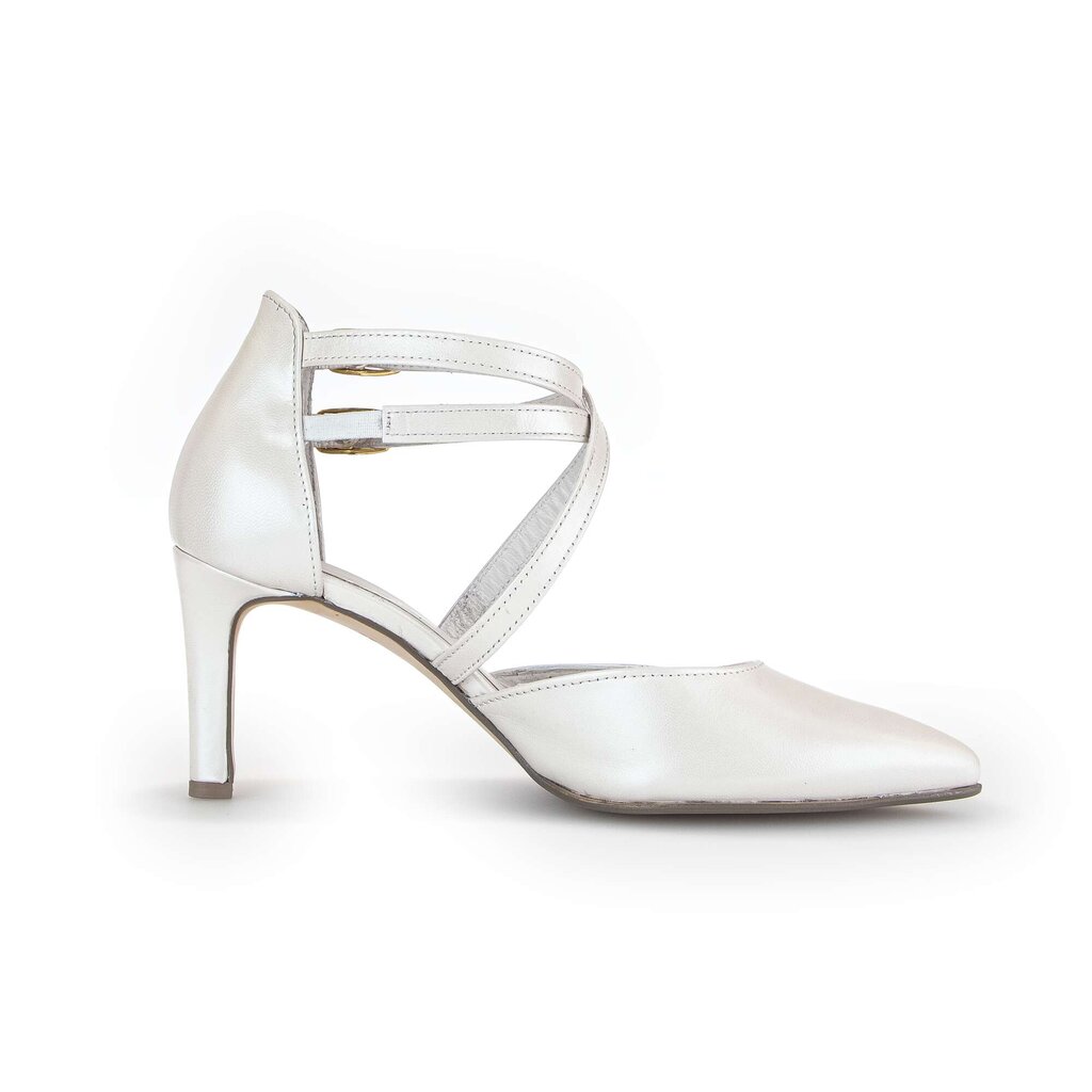 Gabor fashion Spangenpumps weiß