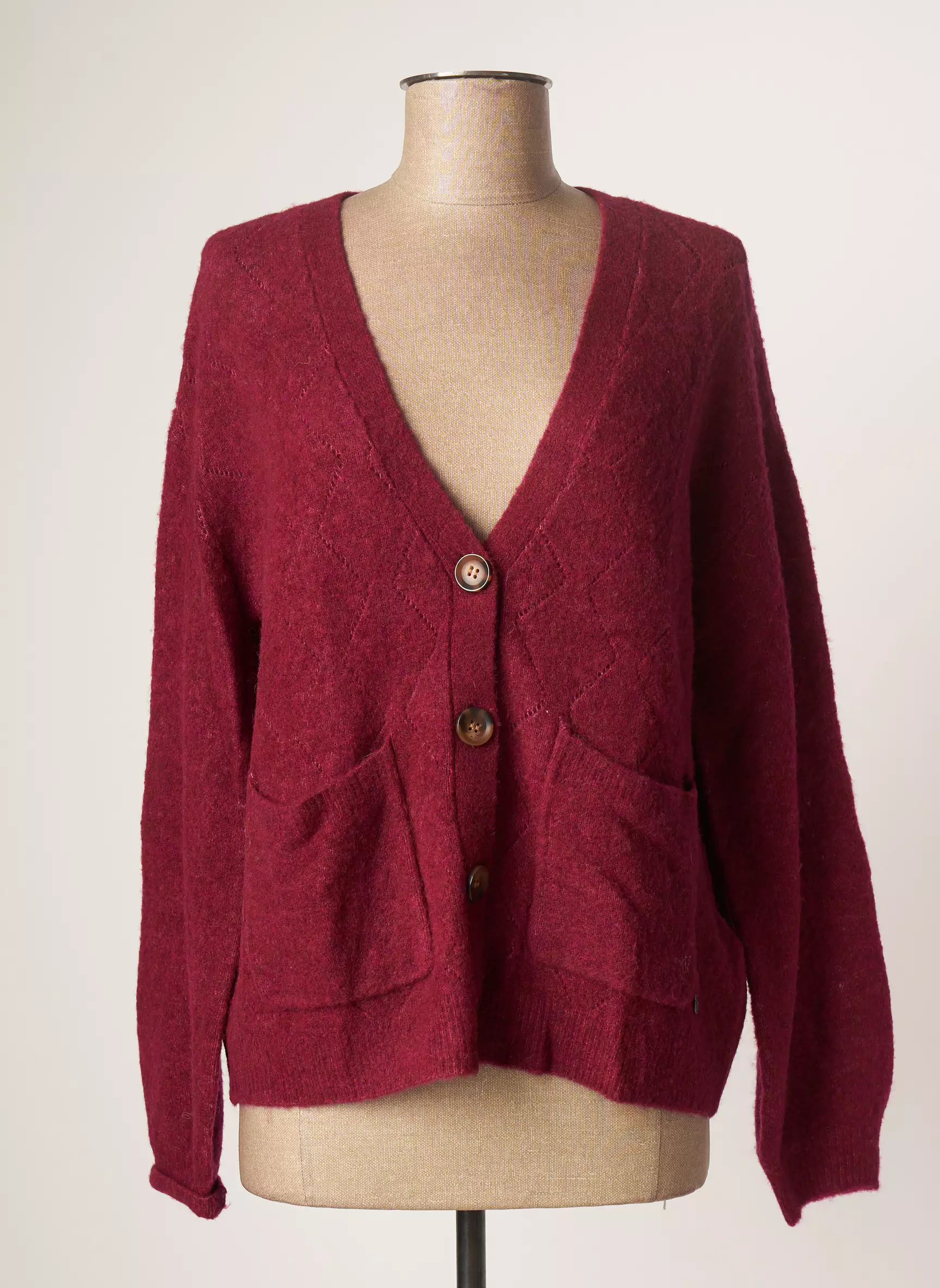 Cream Cardigans Femme couleur rouge