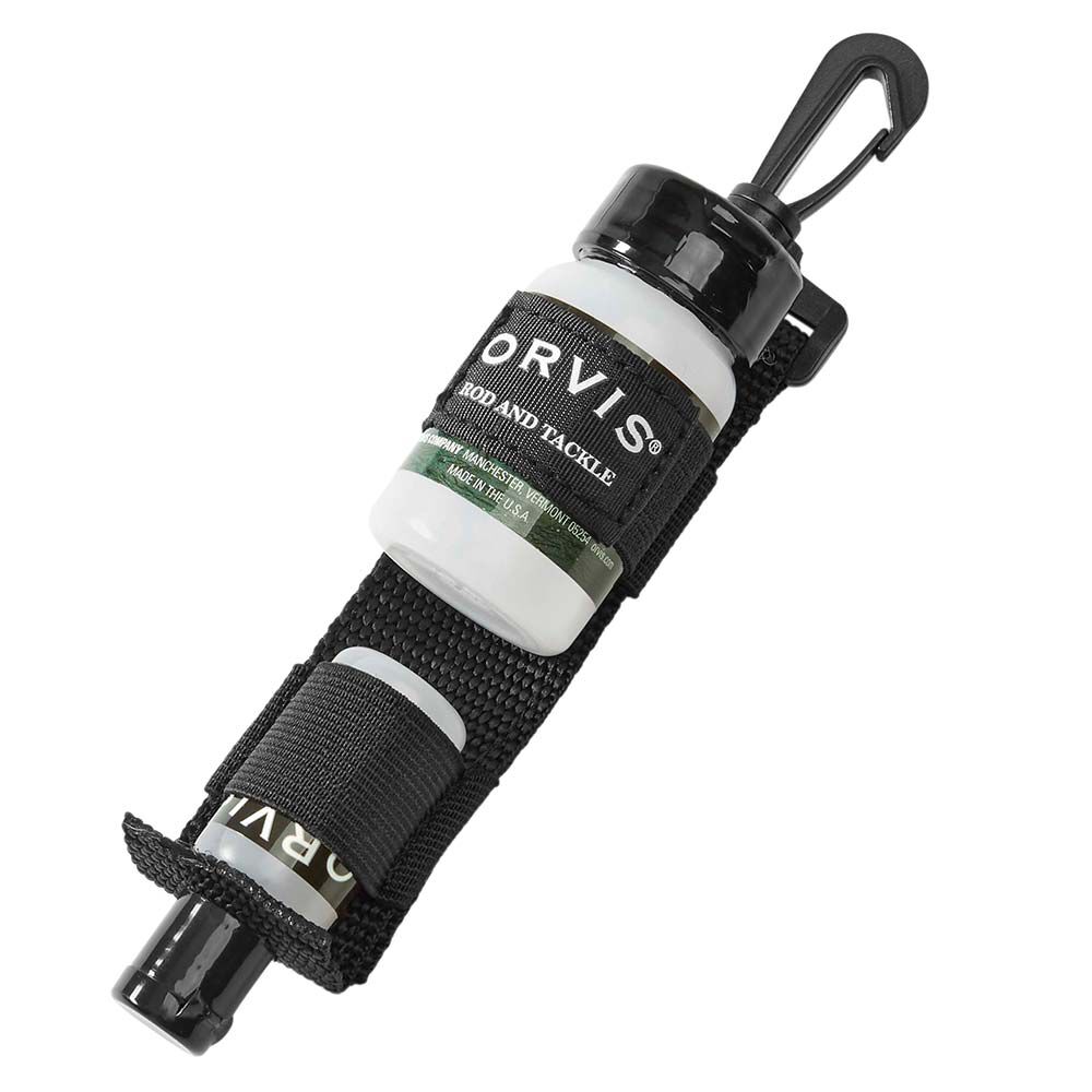 ORVIS Flaschenhalter-Set + Fett + Pulver
