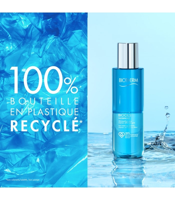 BIOTHERM-DEMAQUILLANT BIOCILS WATERPROOF-Démaquillant express bi-phase yeux - waterproof effet non gras