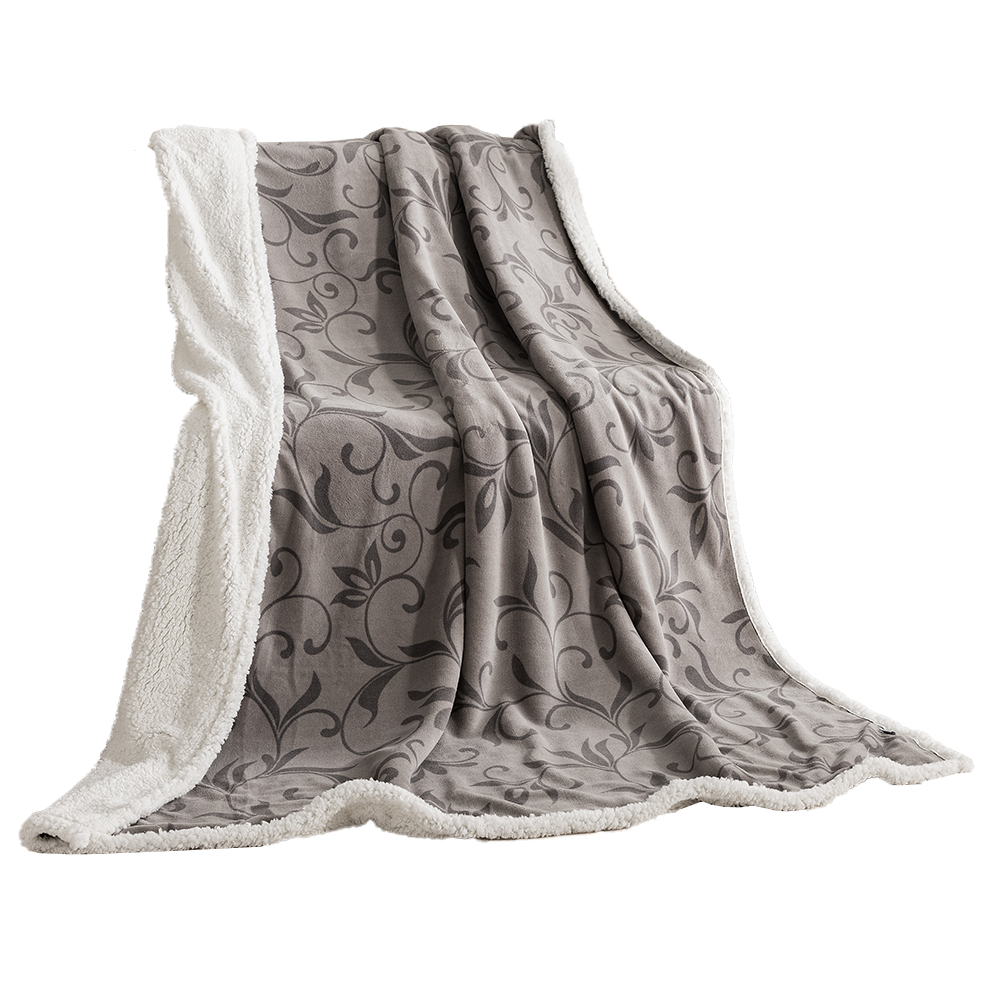 Bella Casa Coral-Sherpa-Kuscheldecke - ca. 150 x 200 cm