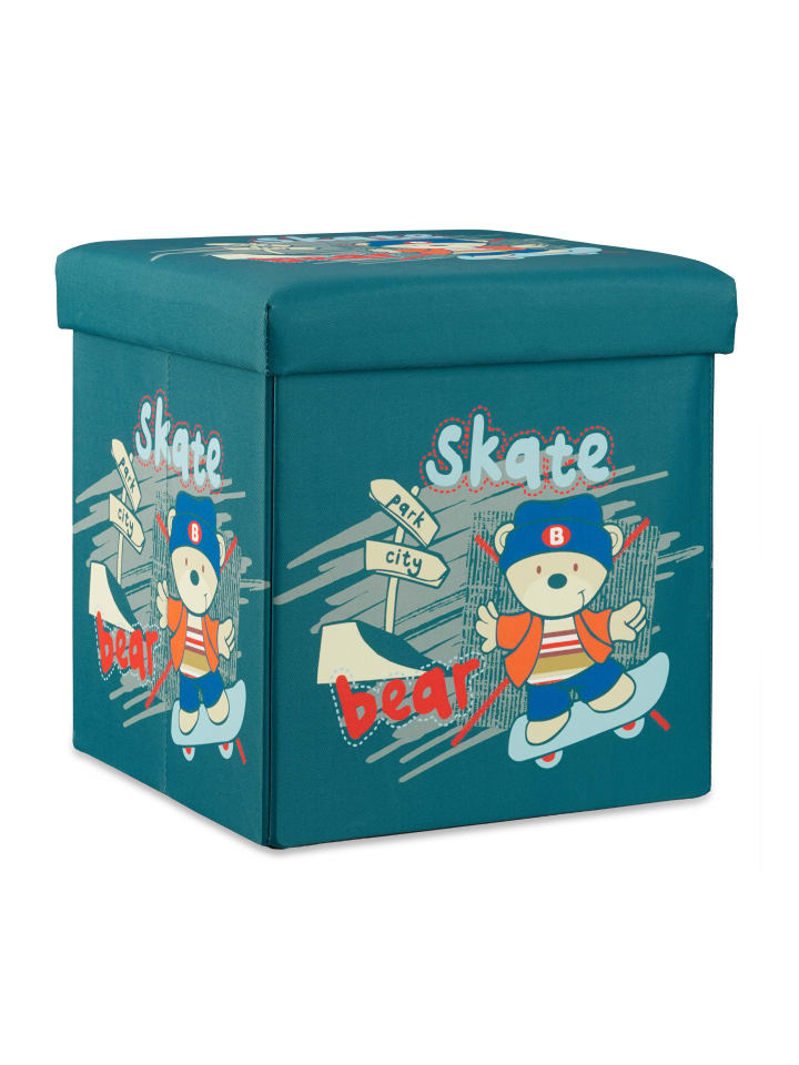 relaxdays Sitzhocker Kinder Bär - (B)38 x (H)38 x (T)38 cm günstig kaufen onesize