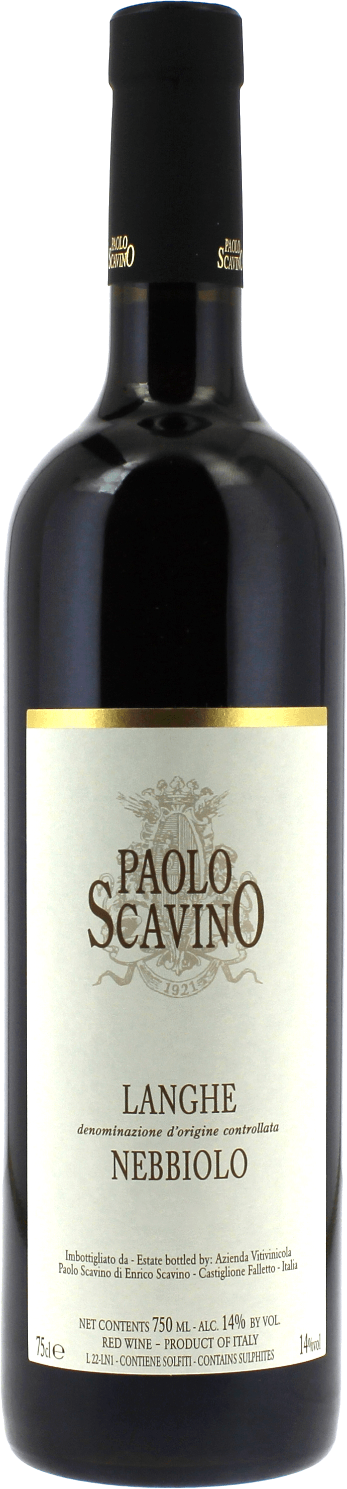 Nebbiolo langhe d.o.c. paolo scavino 2021