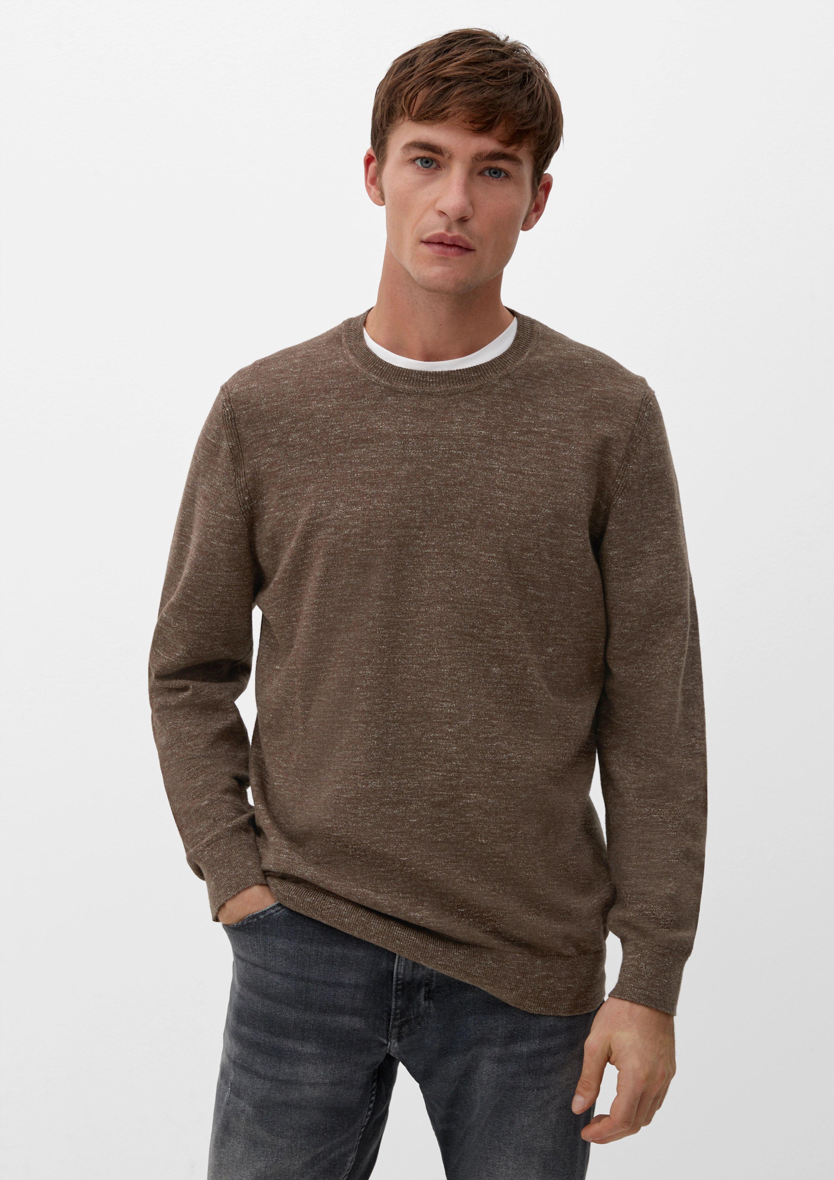 Strickpullover in melierter Optik  2124527-86W1