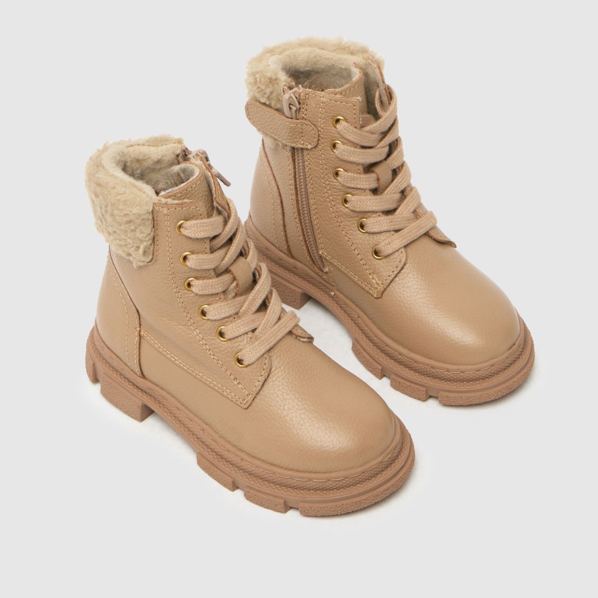 Schuh természetes Charley szőrme Lány kisgyermek csizma
