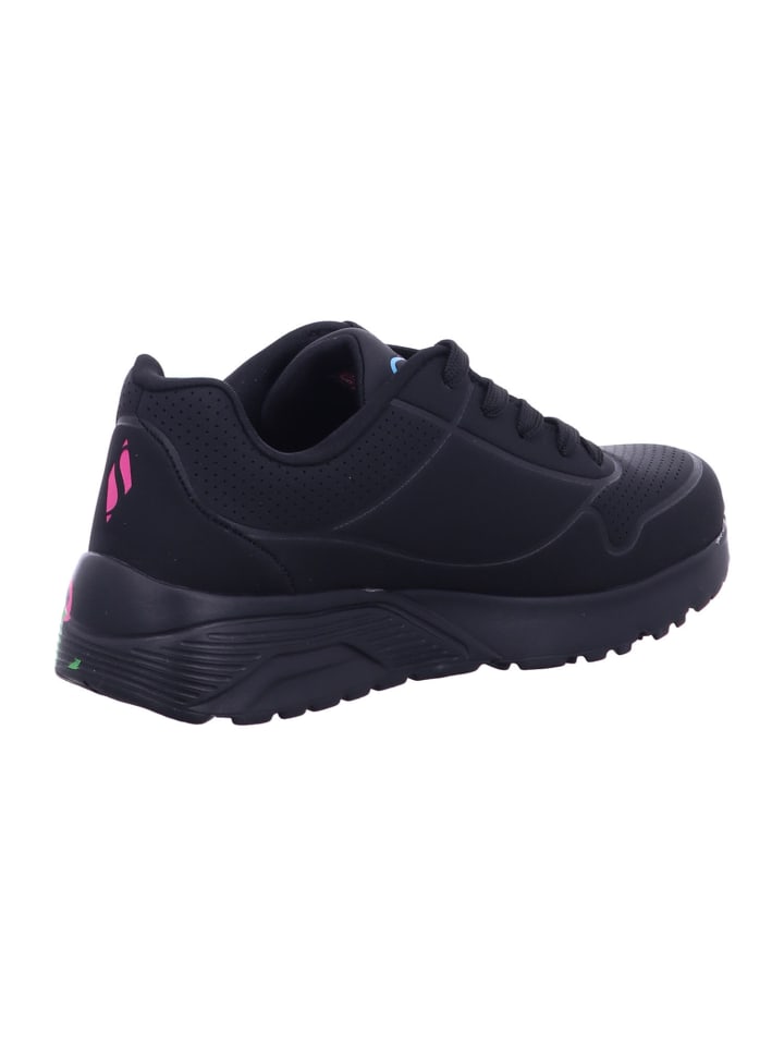 Skechers Mädchen Halbschuhe UNO LITE - SPREAD THE LOVE in Schwarz günstig kaufen