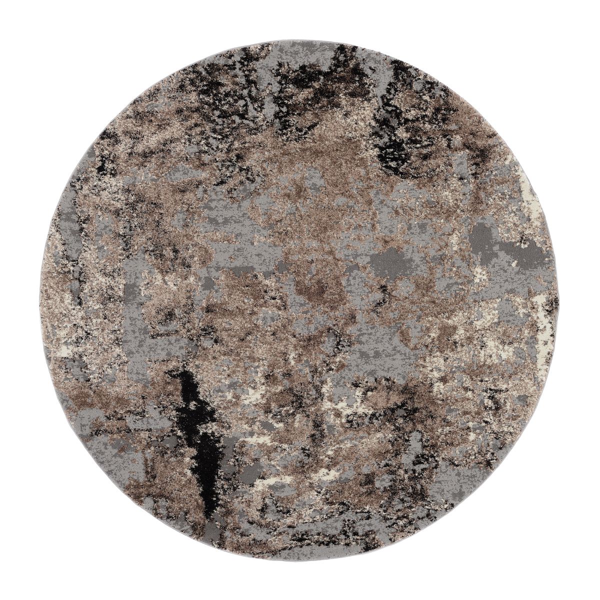 Webteppich Locri Braun-Beige 200 cm