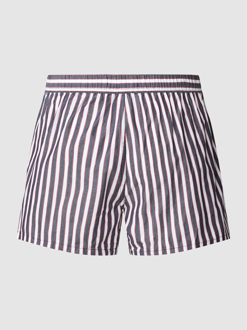 Boxershorts mit Label-Patch im 3er-Pack Modell 'WOVEN' in weiß