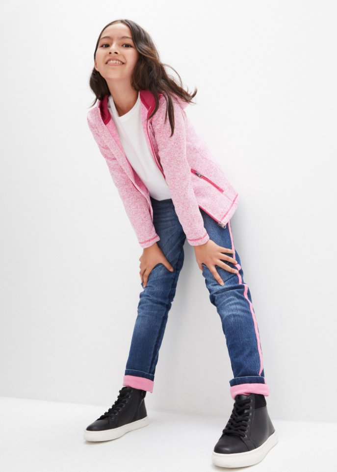 Mädchen Thermojeans mit Jerseyfutter