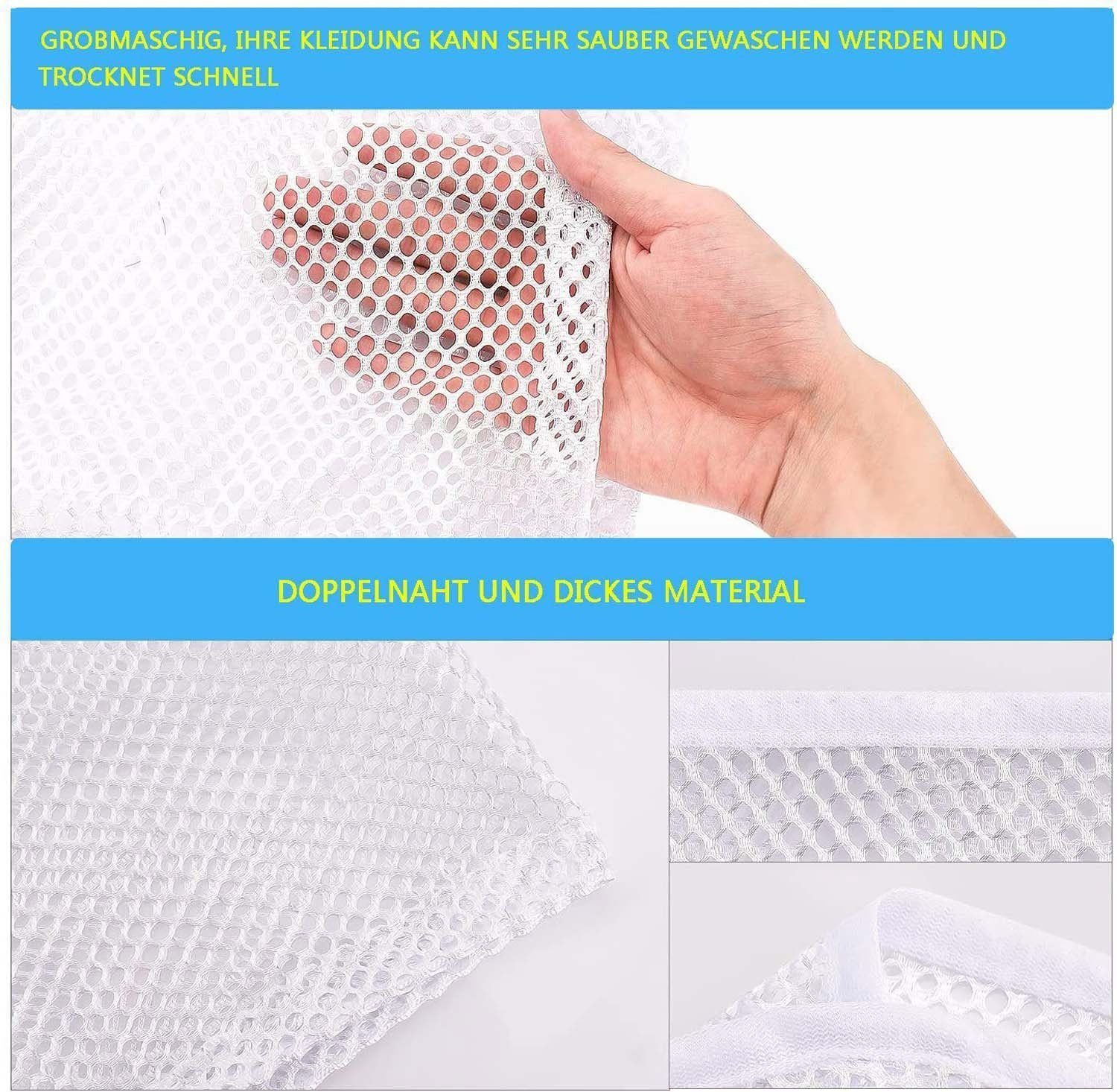LENBEST Wäschesäckchen Wäschesäckchen 4pcs Drawstring Wäschesack,(4-St), (4-St., Leicht zu tragen), wiederverwendbar und langlebig