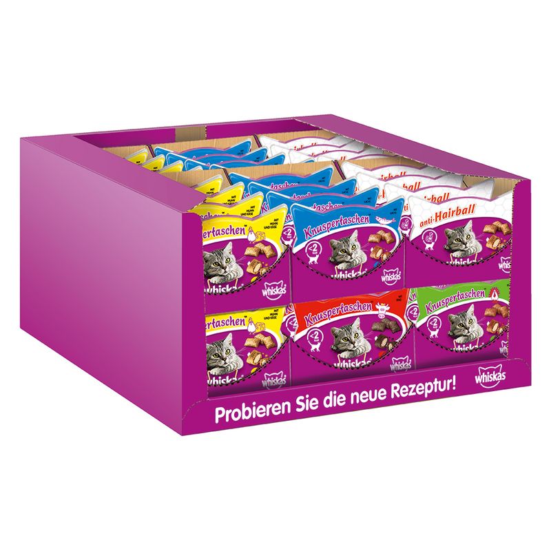 Whiskas Knuspertaschen XXL Mixcase zu TOP-Preisen