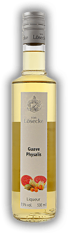 von Lösecke Guave Physalis von Lösecke Guave Physalis Ein absolut fruchtiger Likörgenuss. 0,5	 Liter - Vol 15%
