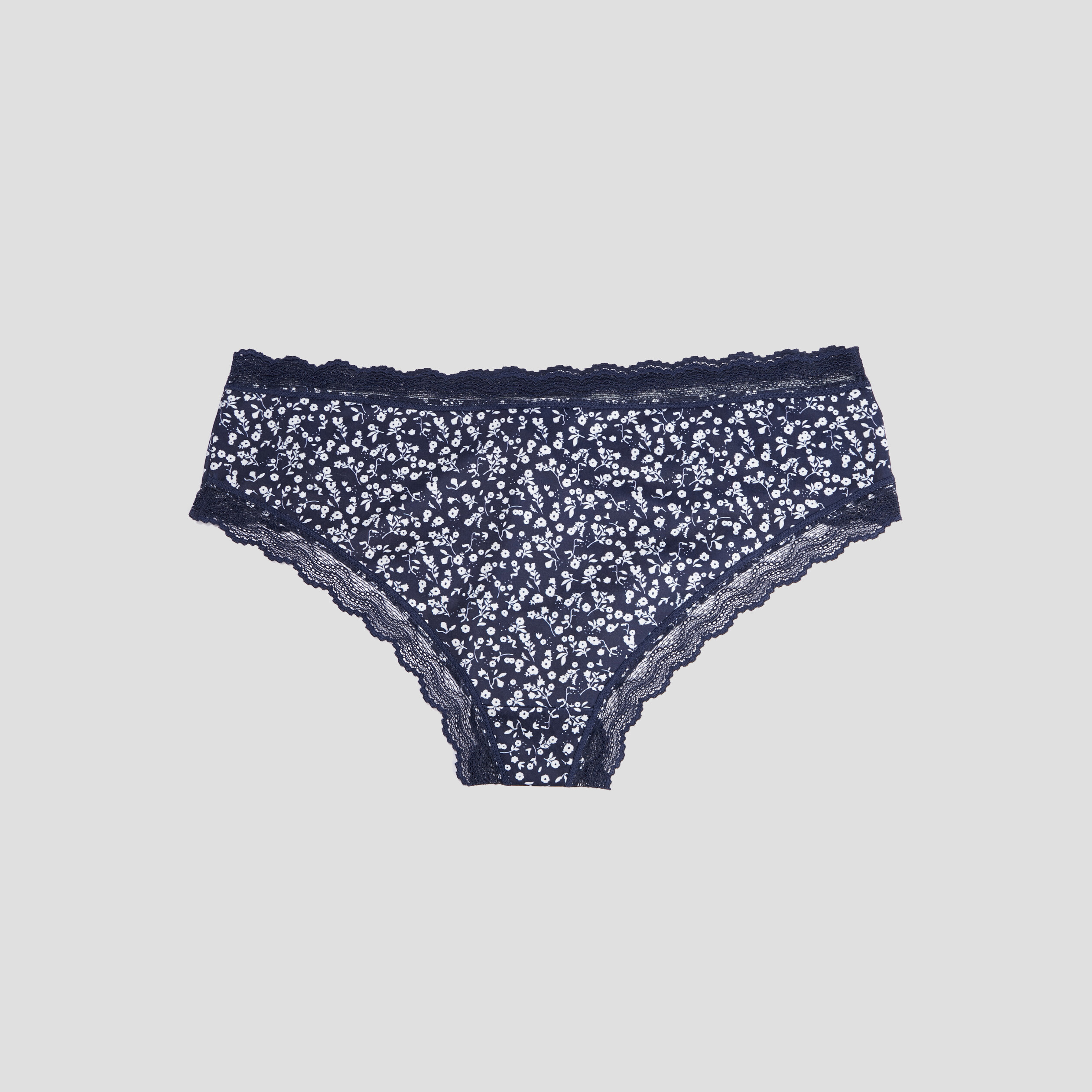 Lot 2 shortys microfibre bleu marine femme | La Halle