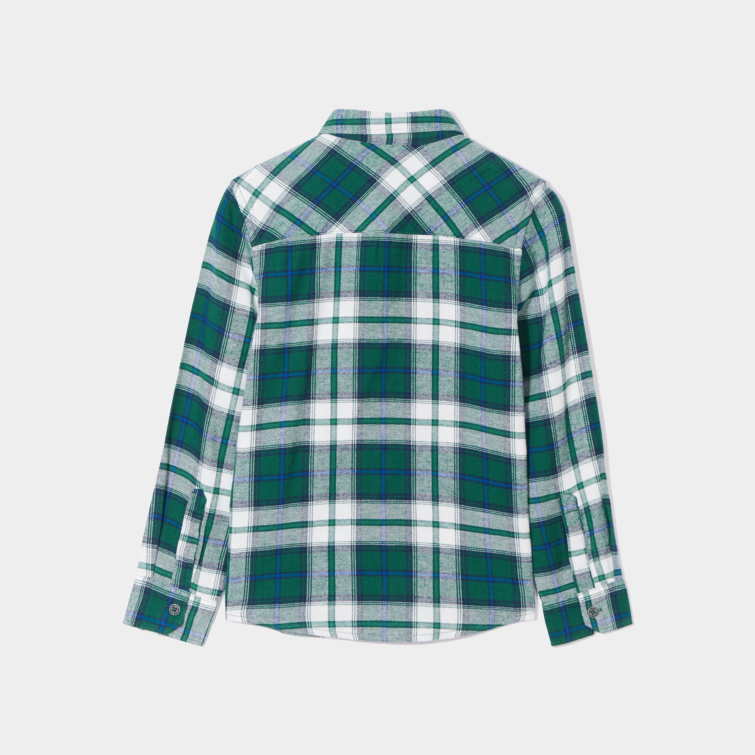 Chemise manches courtes Creeks vert foncé garçon | La Halle
